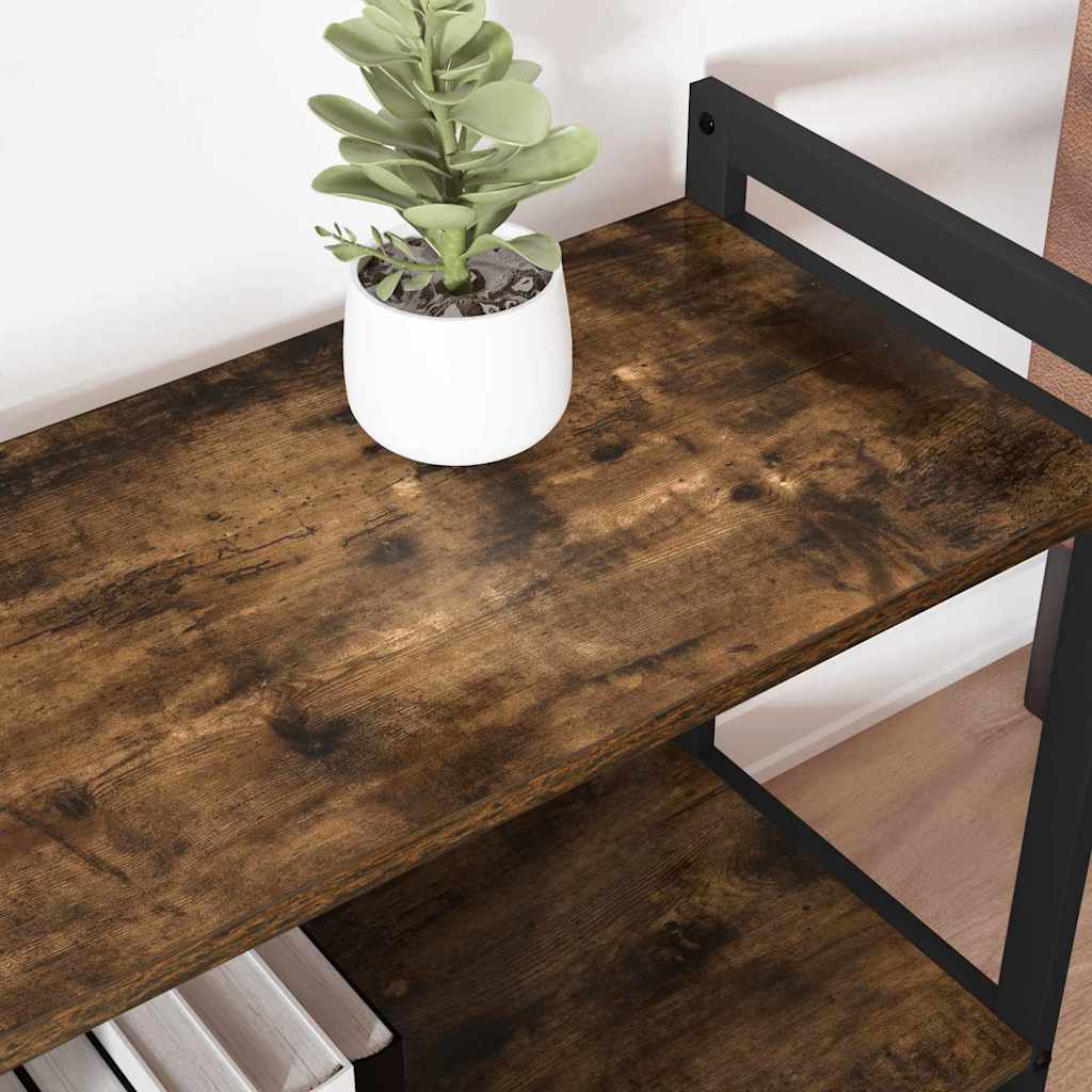 Raft pentru cărți Stejar fumuriu 60 x 30 x 50 cm Lemn compozit