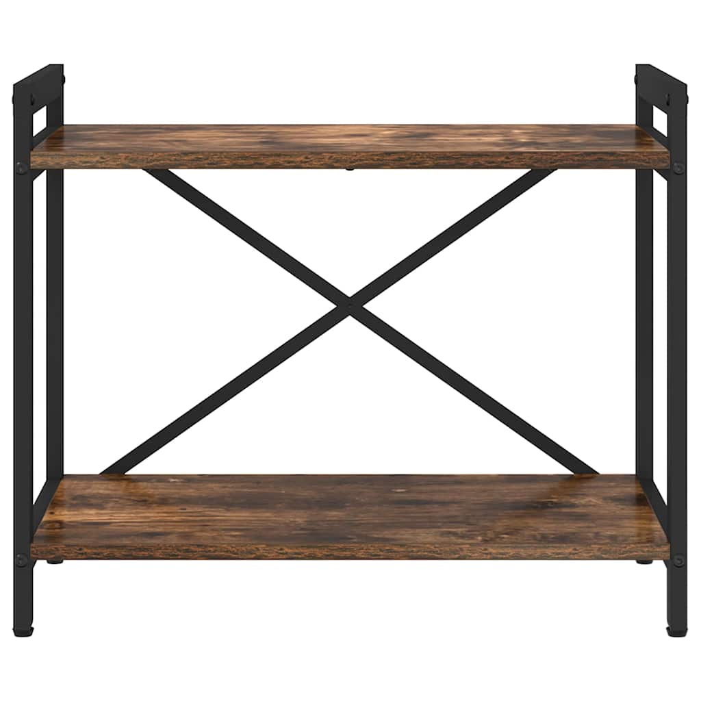 Raft pentru cărți Stejar fumuriu 60 x 30 x 50 cm Lemn compozit