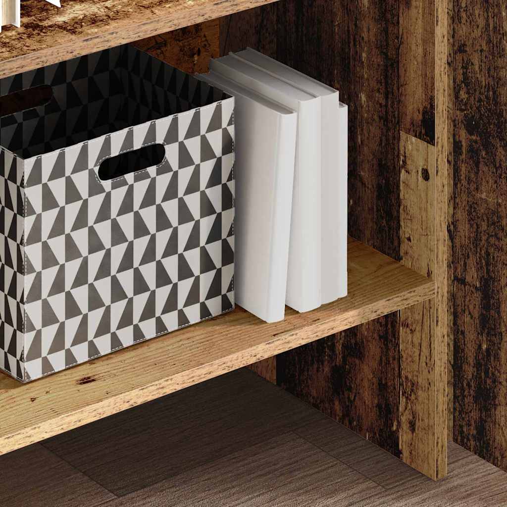 Dulap pentru cărți Lemn vechi 60 x 35 x 180 cm Lemn compozit