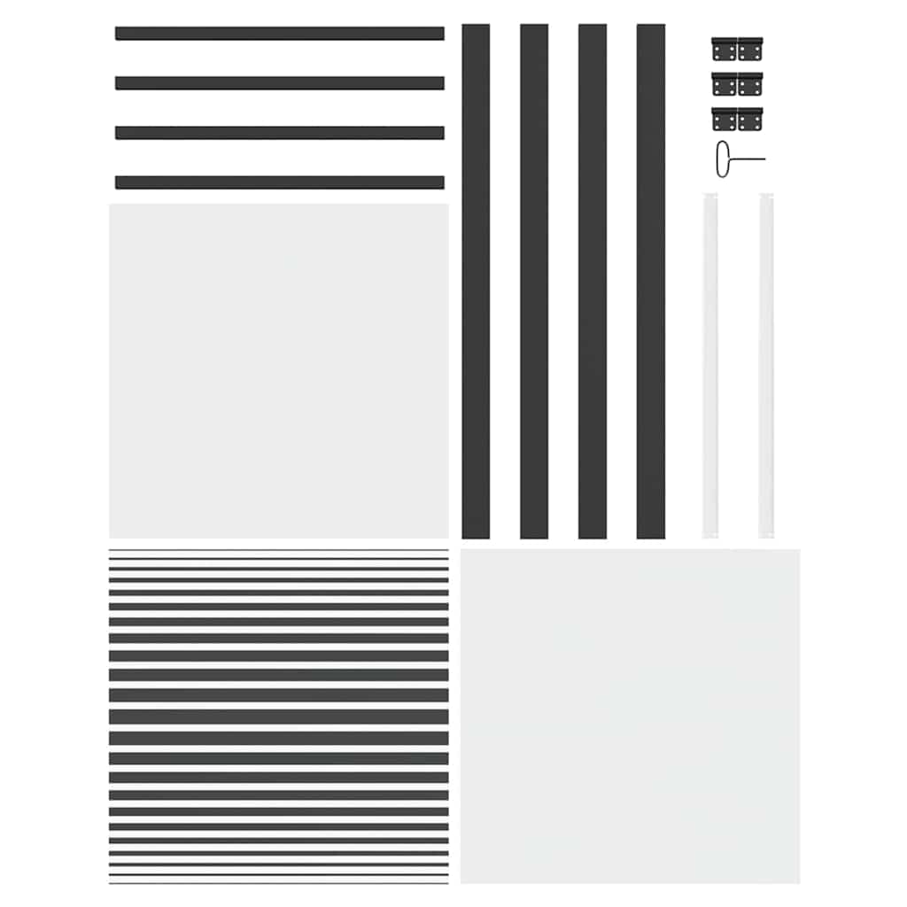 Ușă de interior Negru 76 x 201.5 cm