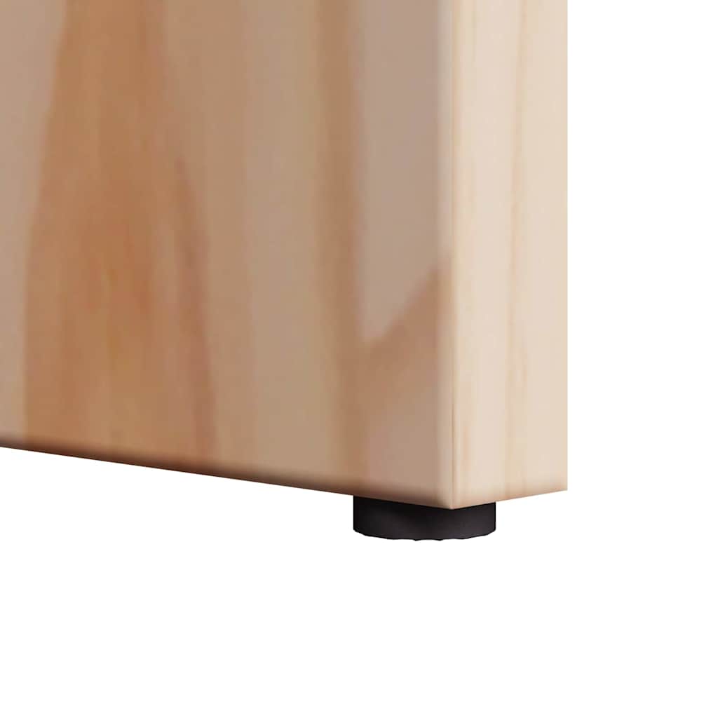 Masă de cafea natural 50 x 40 x 50 cm Lemn masiv de pin