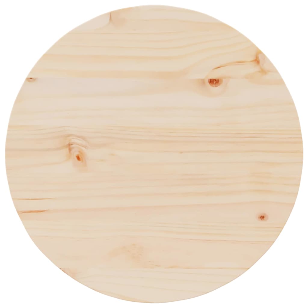 Masă de cafea natural 50 x 50 x 35 cm Lemn masiv de pin