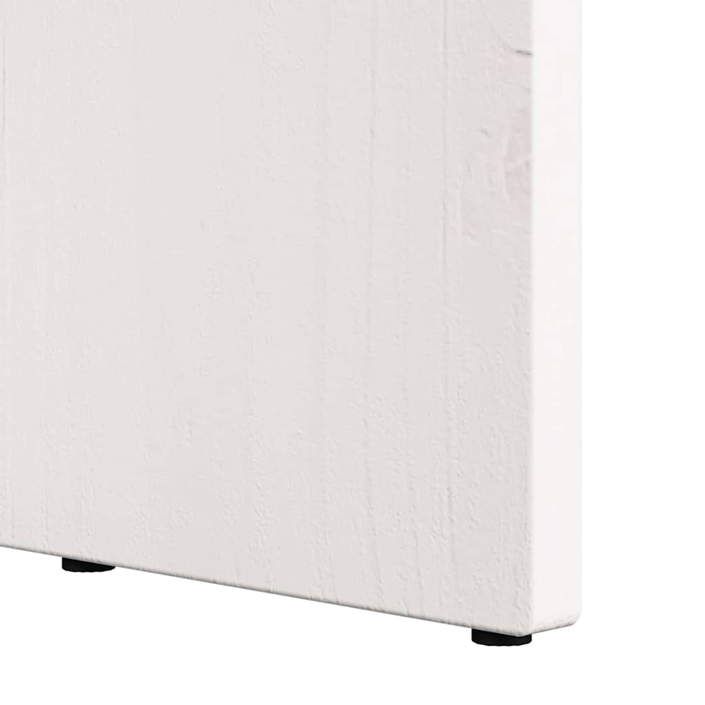 Masă de cafea Alb 50 x 50 x 35 cm Lemn masiv de pin