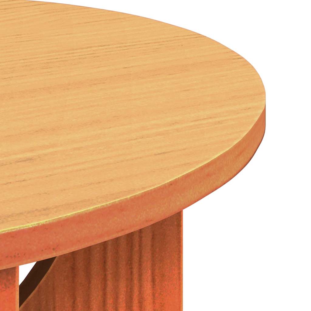 Masă de cafea Maroniu cerat 50 x 50 x 35 cm Lemn masiv de pin