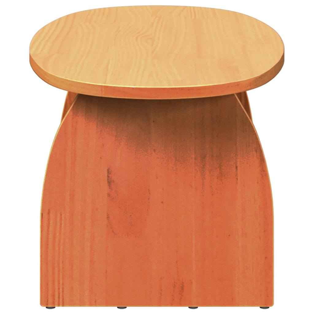 Masă de cafea Maroniu cerat 80 x 40 x 35 cm Lemn de pin masiv