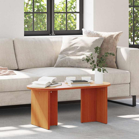 Masă de cafea Maroniu cerat 80 x 39,5 x 35 cm Lemn masiv de pin