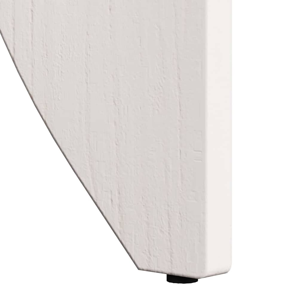 Masă de cafea 2 pcs Alb