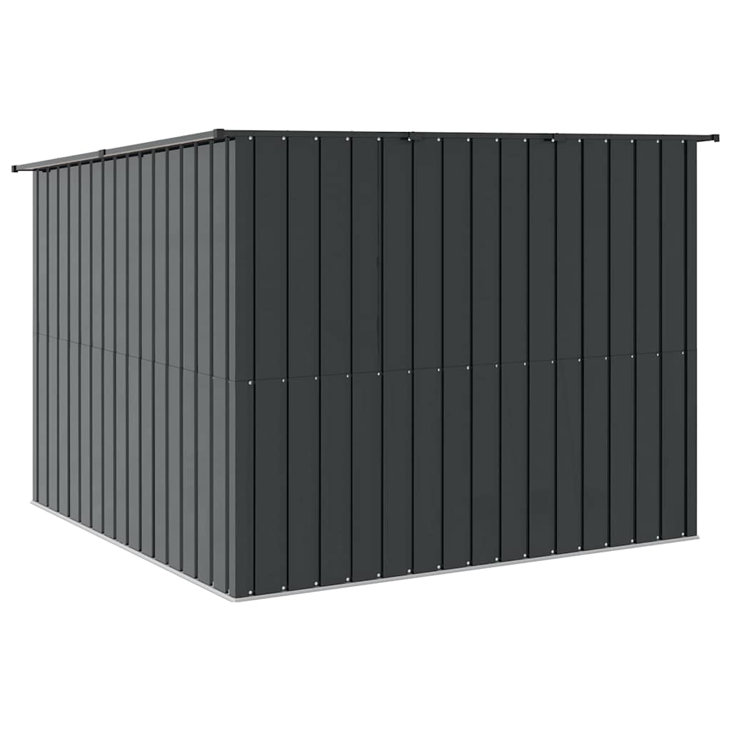 Shed pentru biciclete 3 pcs Antracit 215 x 206 x 157 cm Metal