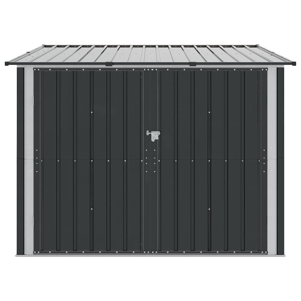 Shed pentru biciclete 3 pcs Antracit 215 x 206 x 157 cm Metal