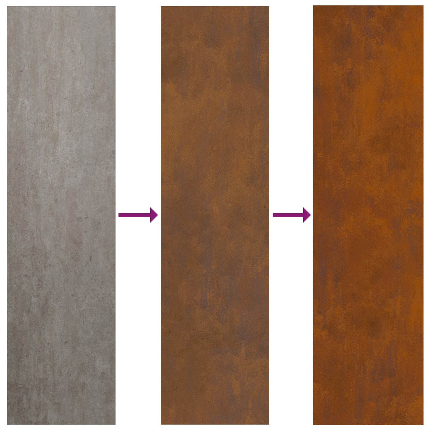 Ecran de intimitate pentru grădină Traforaj Ruginit 32 x 140 cm