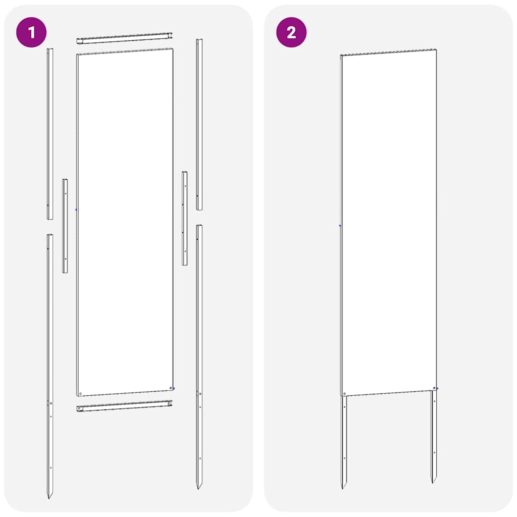 Ecran de intimitate pentru grădină Antracit 32 x 140 cm