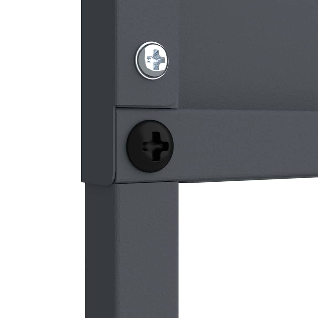 Ecran de intimitate pentru grădină Floral Antracit 32 x 140 cm