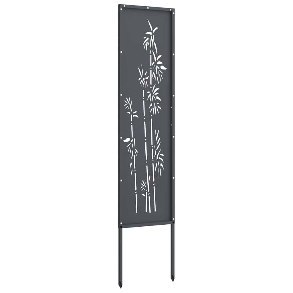 Ecran de intimitate pentru grădină Floral Antracit 32 x 140 cm