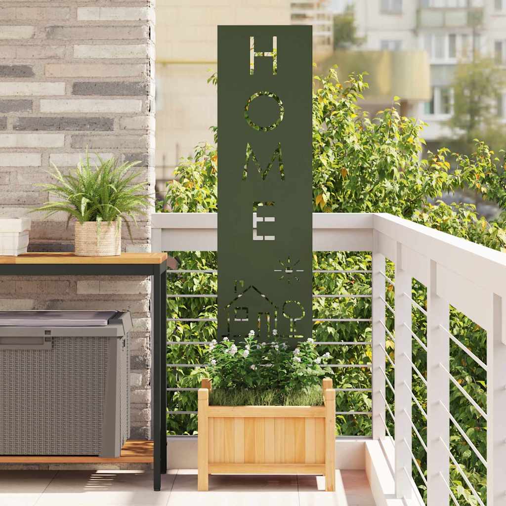 Ecran de intimitate pentru grădină Olivengrønn 32 x 140 cm