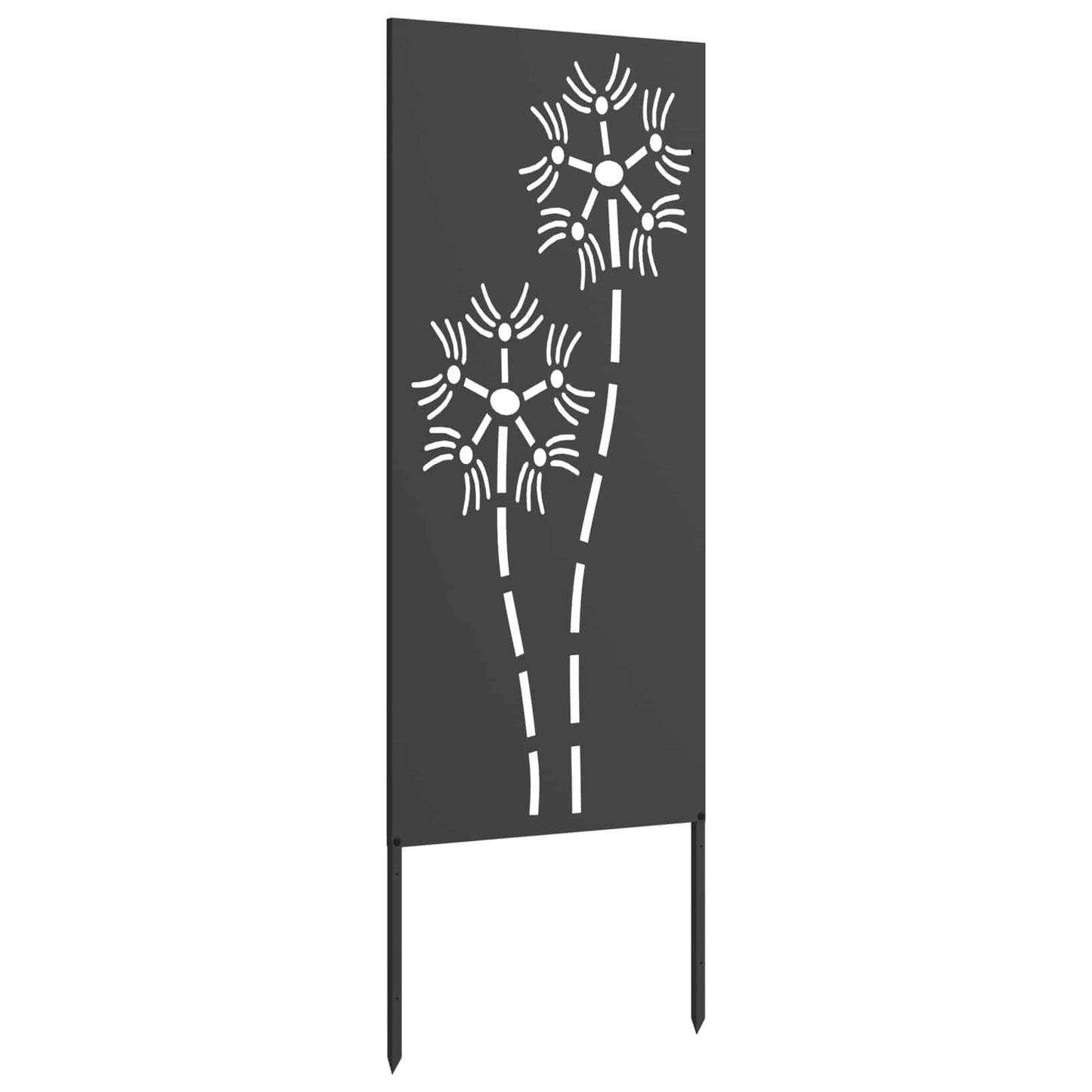 Ecran de intimitate pentru grădină Traforaj Negru 50 x 140 cm