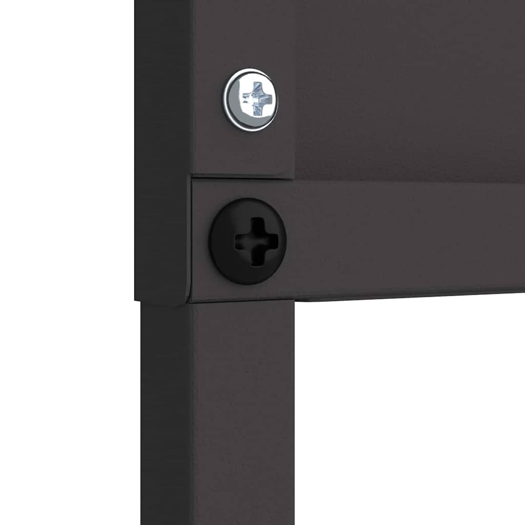 Ecran de intimitate pentru grădină Traforaj Negru 50 x 140 cm