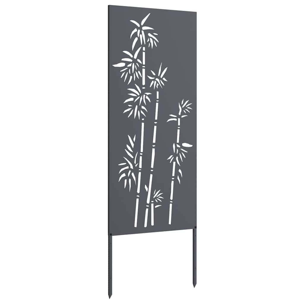Ecran de intimitate pentru grădină Floral Antracit 50 x 140 cm