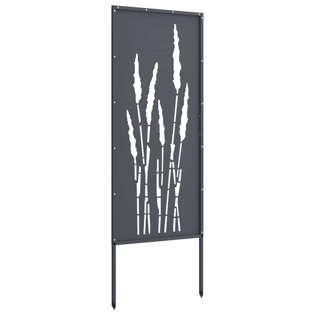 Ecran de intimitate pentru grădină Floral Antracit 50 x 140 cm