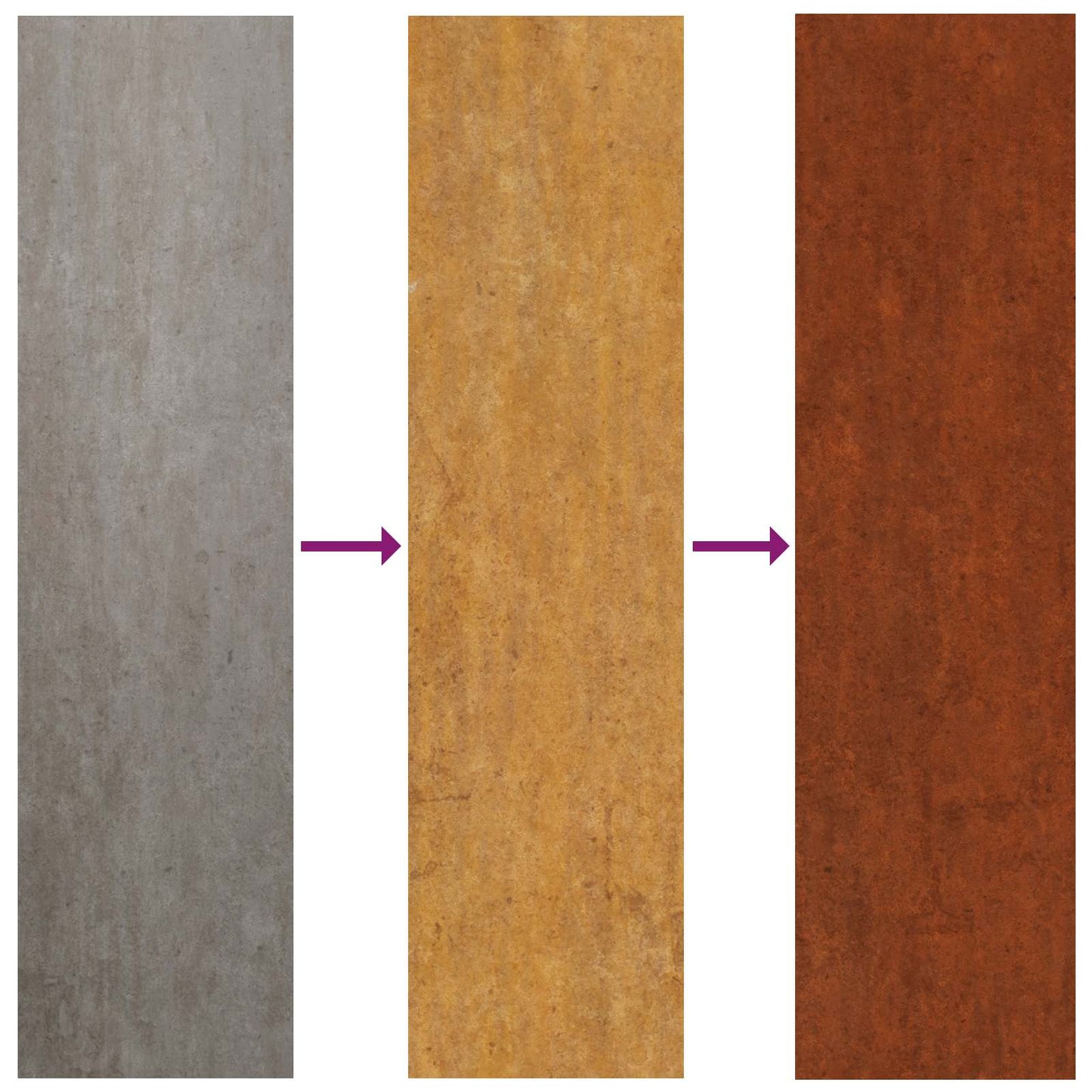 Ecran de intimitate pentru grădină Traforaj Ruginit 50 x 140 cm