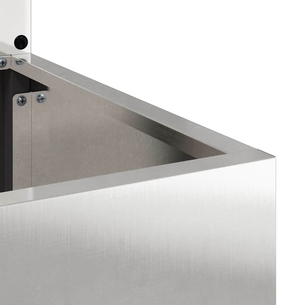 Ecran de intimitate pentru grădină Argintiu 32 x 32 x 150 cm