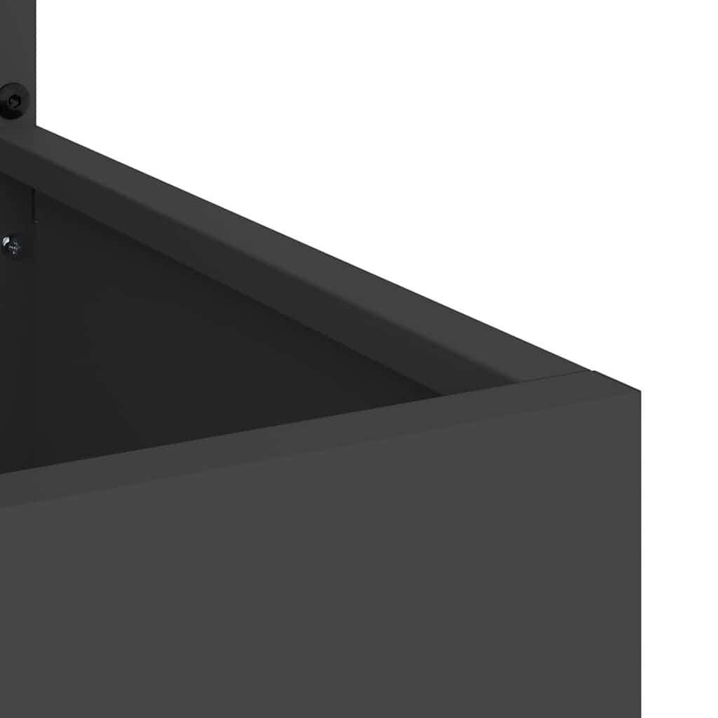 Ecran de intimitate pentru grădină Negru 50 x 32 x 150 cm