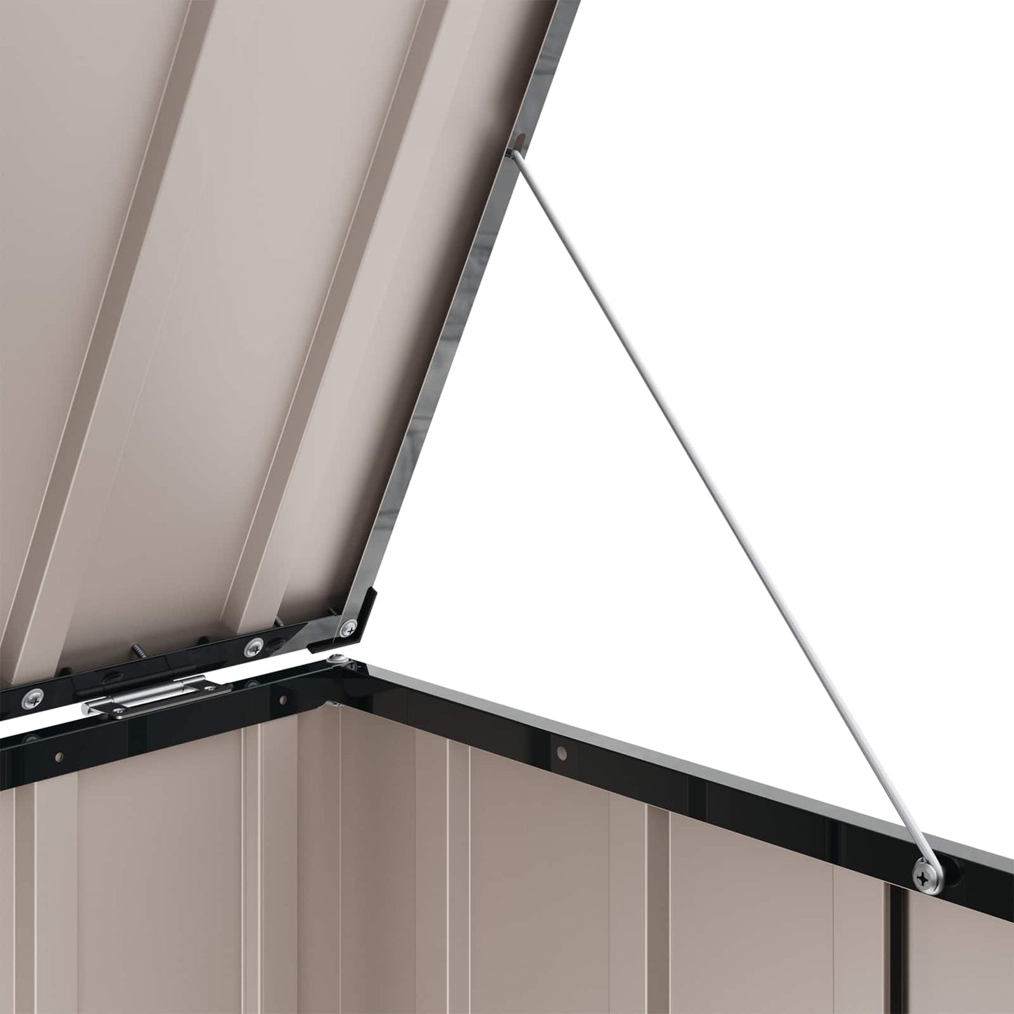 Cutie de depozitare pentru grădină Negru 101 x 56,5 x 50 cm