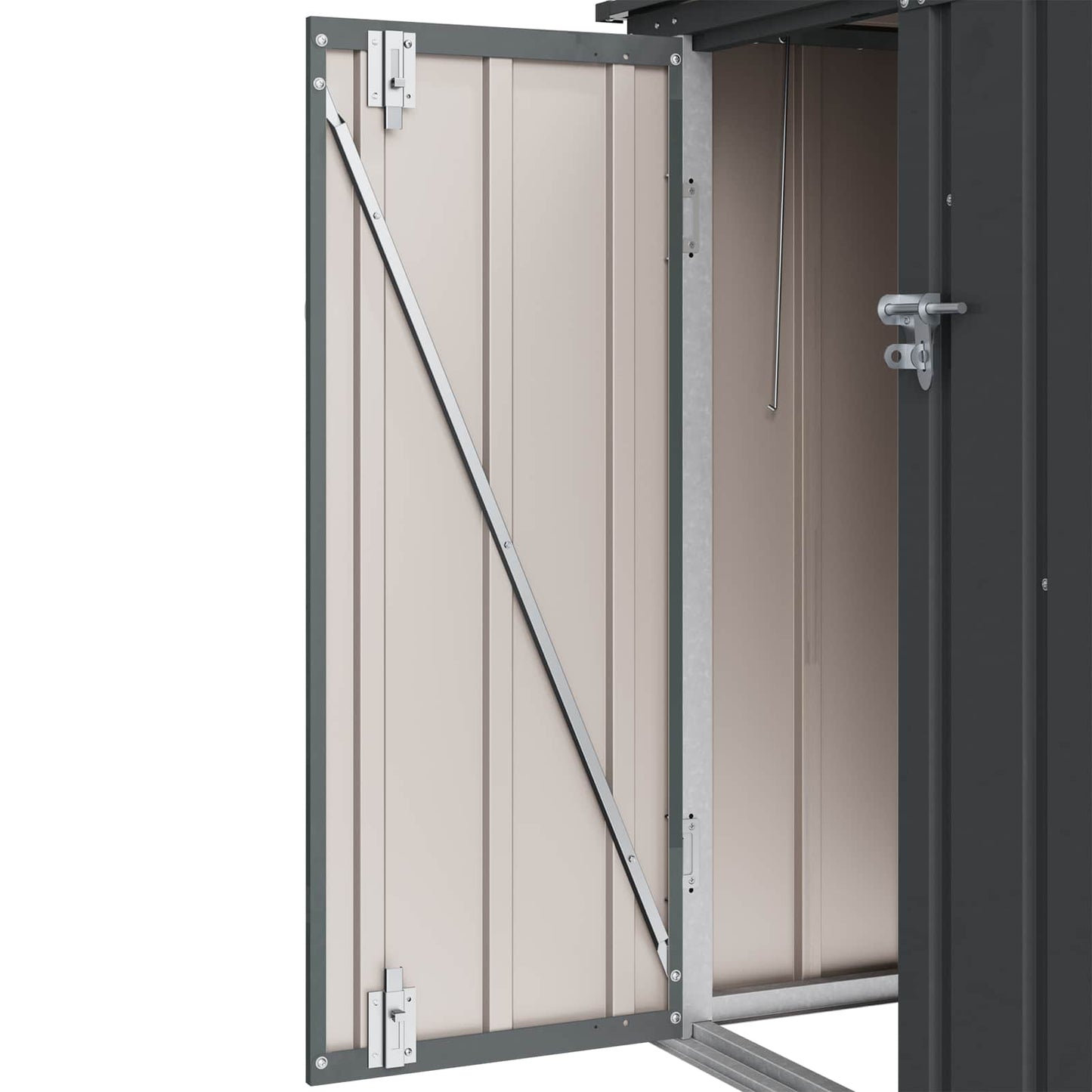 Cutie de depozitare pentru grădină Negru 101,5 x 107 x 100 cm