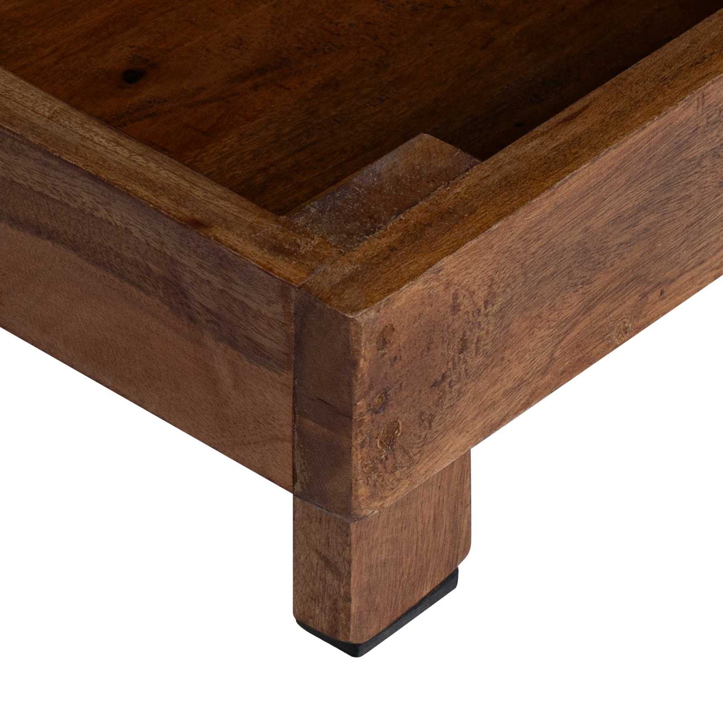 Suport pentru plante 3 pcs Maro Lemn de mahon