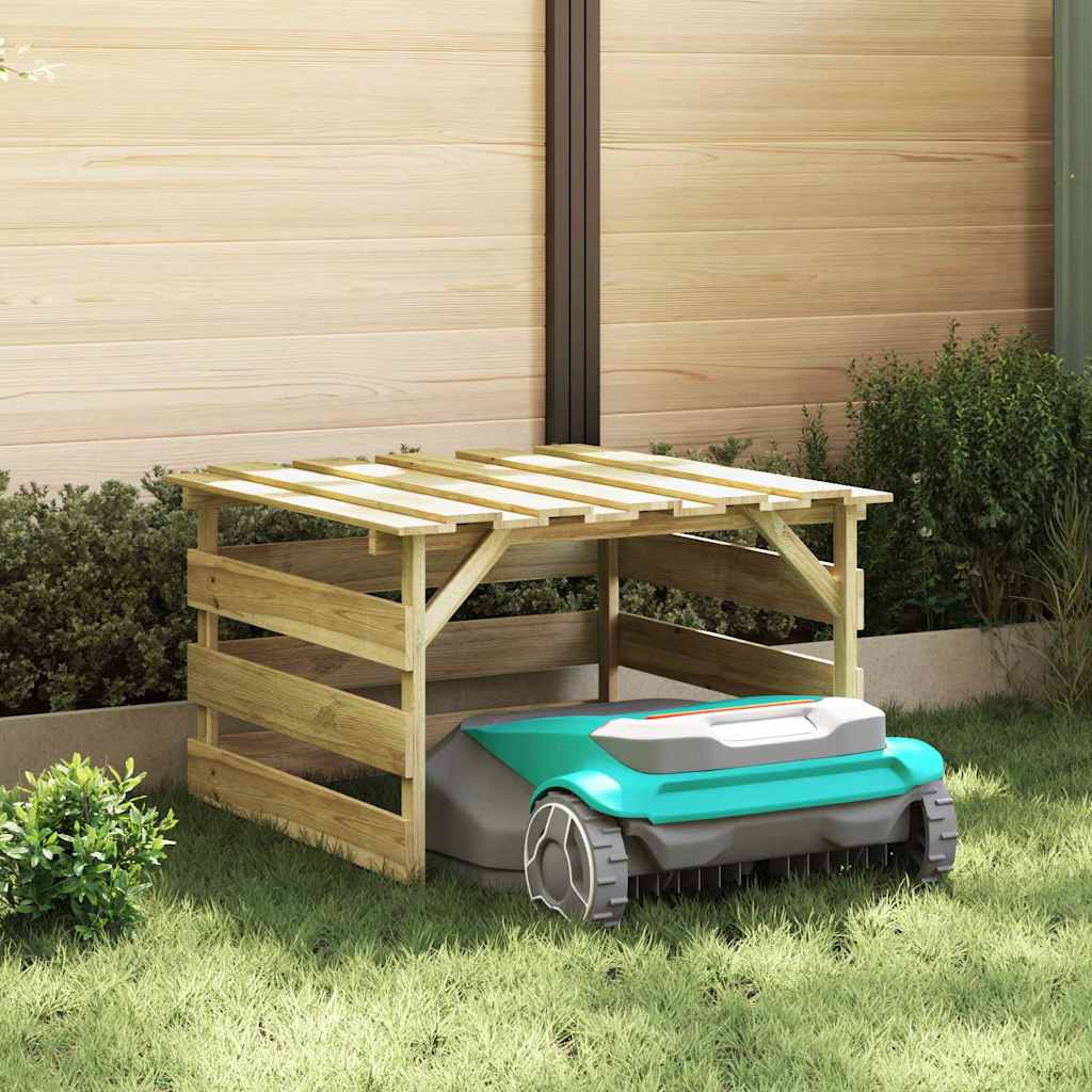 Garaj pentru Cositoare Gazon Maro 84 x 80 x 56 cm