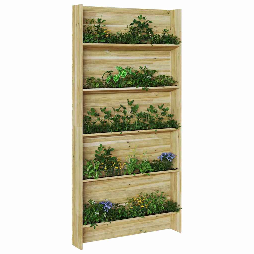 Rafturi pentru plante Maro 90 x 15 x 180 cm Lemn de pin tratat