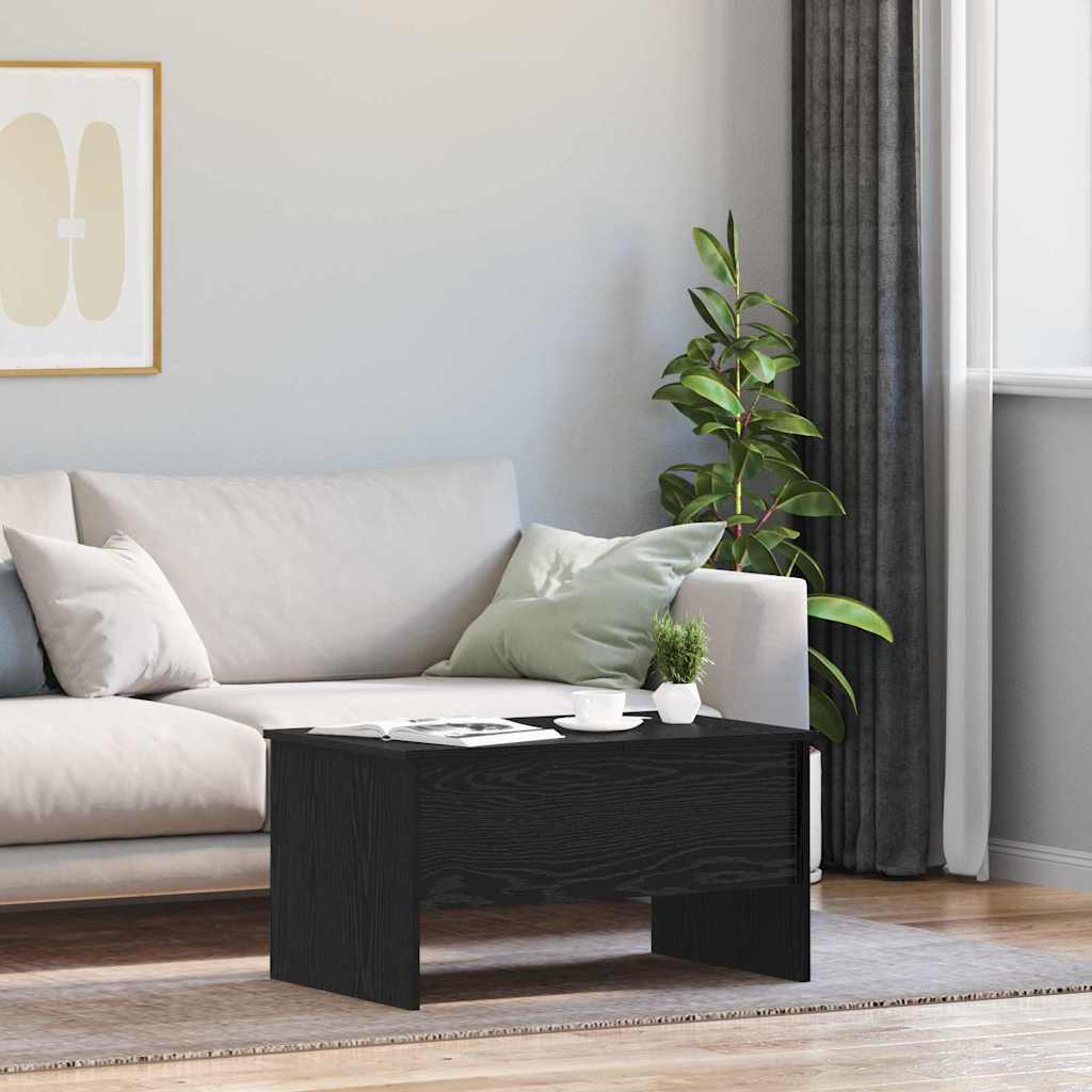 Masă de cafea Stejar Negru 102 x 50,5 x 46,5 cm Lemn compozit