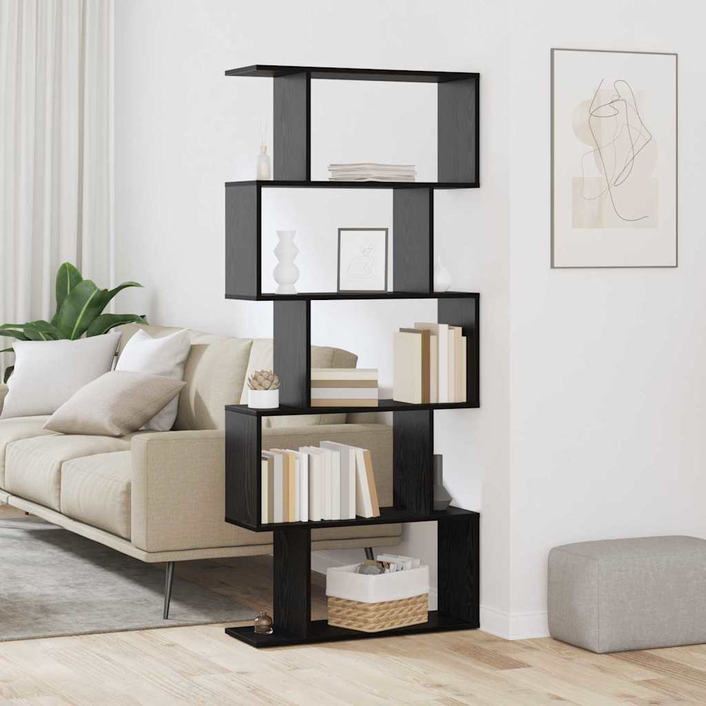 Dulap pentru cărți Stejar Negru 70 x 24 x 161 cm Lemn compozit