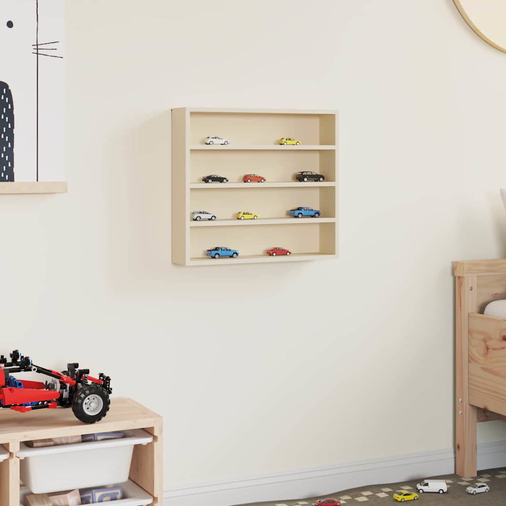 Dulap de afișare pe perete Bej 40 x 8,5 x 37 cm Lemn compozit