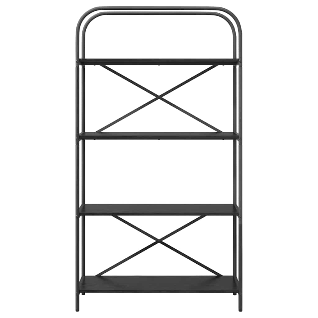 Raft pentru cărți Stejar negru 80 x 30 x 146 cm Lemn compozit