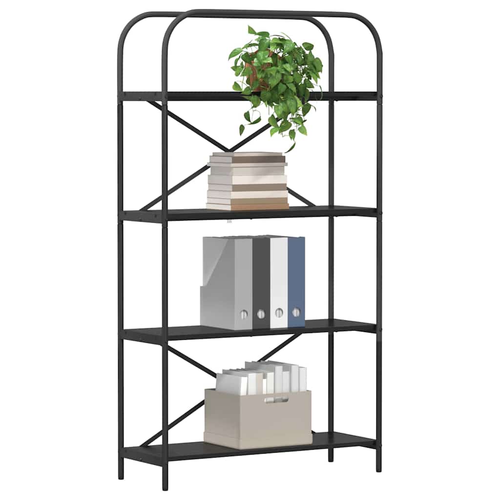 Raft pentru cărți Stejar negru 80 x 30 x 146 cm Lemn compozit