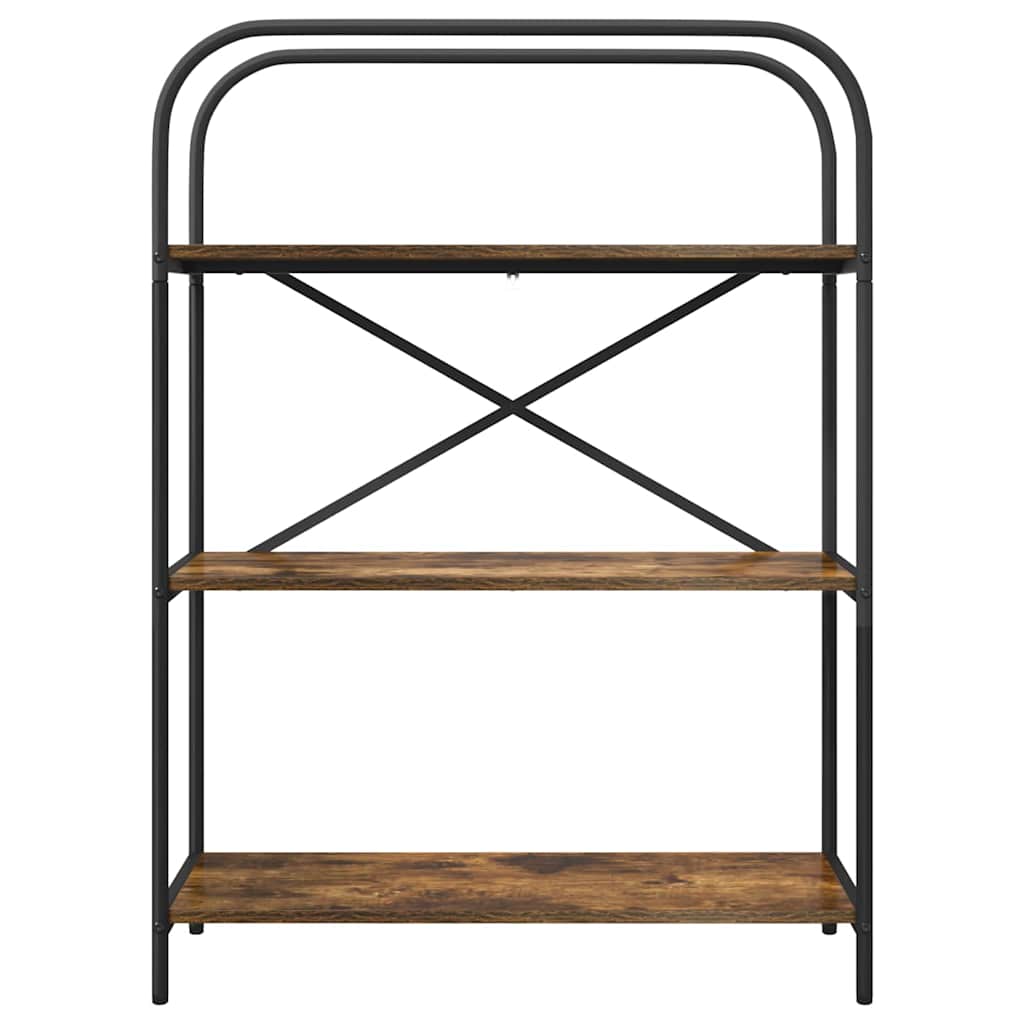 Raft pentru cărți Stejar afumat 80 x 30 x 109 cm Lemn compozit