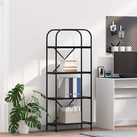 Raft pentru cărți Stejar negru 60 x 30 x 146 cm Lemn compozit