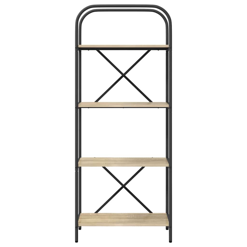 Raft pentru cărți Stejar sonoma 60 x 30 x 146 cm Lemn compozit