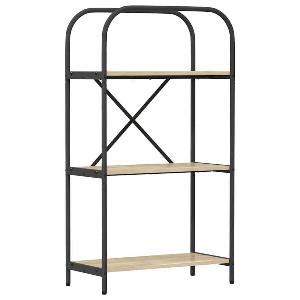 Raft pentru cărți Stejar sonoma 60 x 30 x 109 cm Lemn compozit