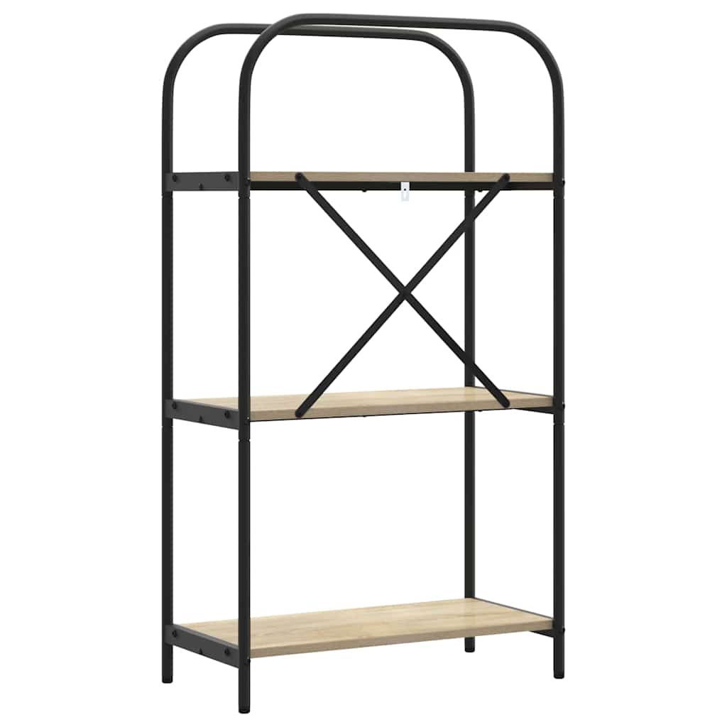 Raft pentru cărți Stejar sonoma 60 x 30 x 109 cm Lemn compozit
