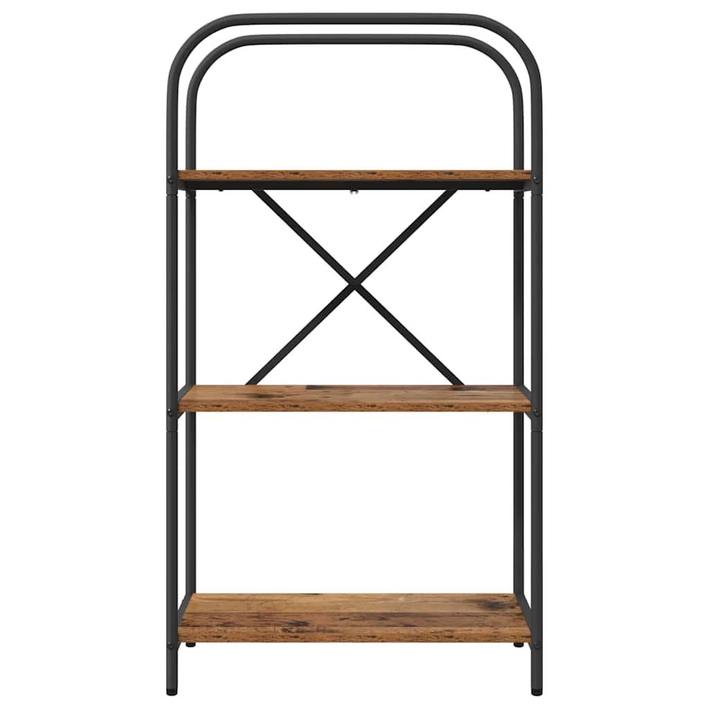 Raft pentru cărți Lemn vechi 60 x 30 x 109 cm Lemn compozit