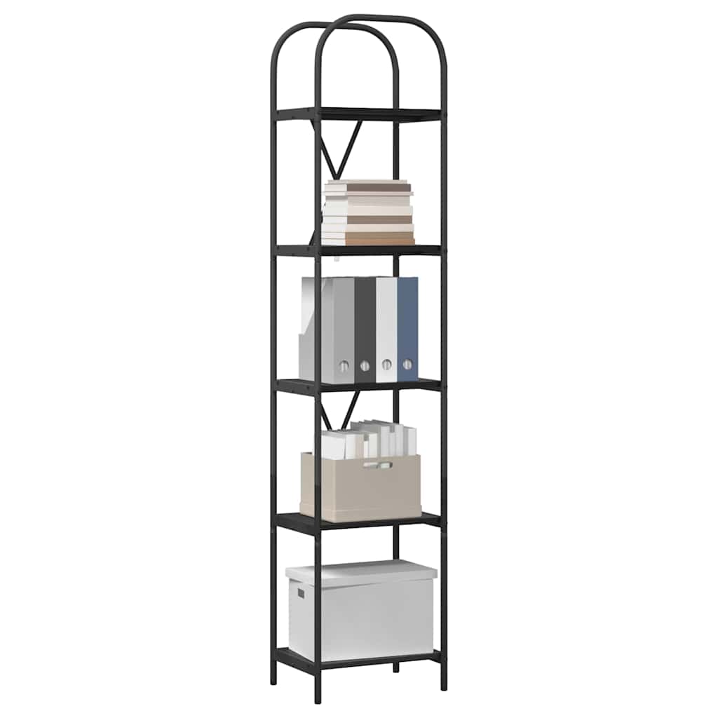 Raft pentru cărți Stejar negru 40 x 30 x 183 cm Lemn compozit