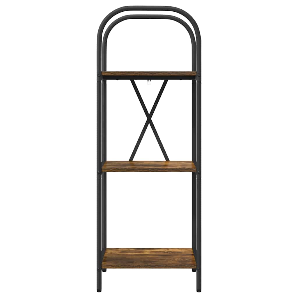 Raft pentru cărți Stejar afumat 40 x 30 x 109 cm Lemn compozit