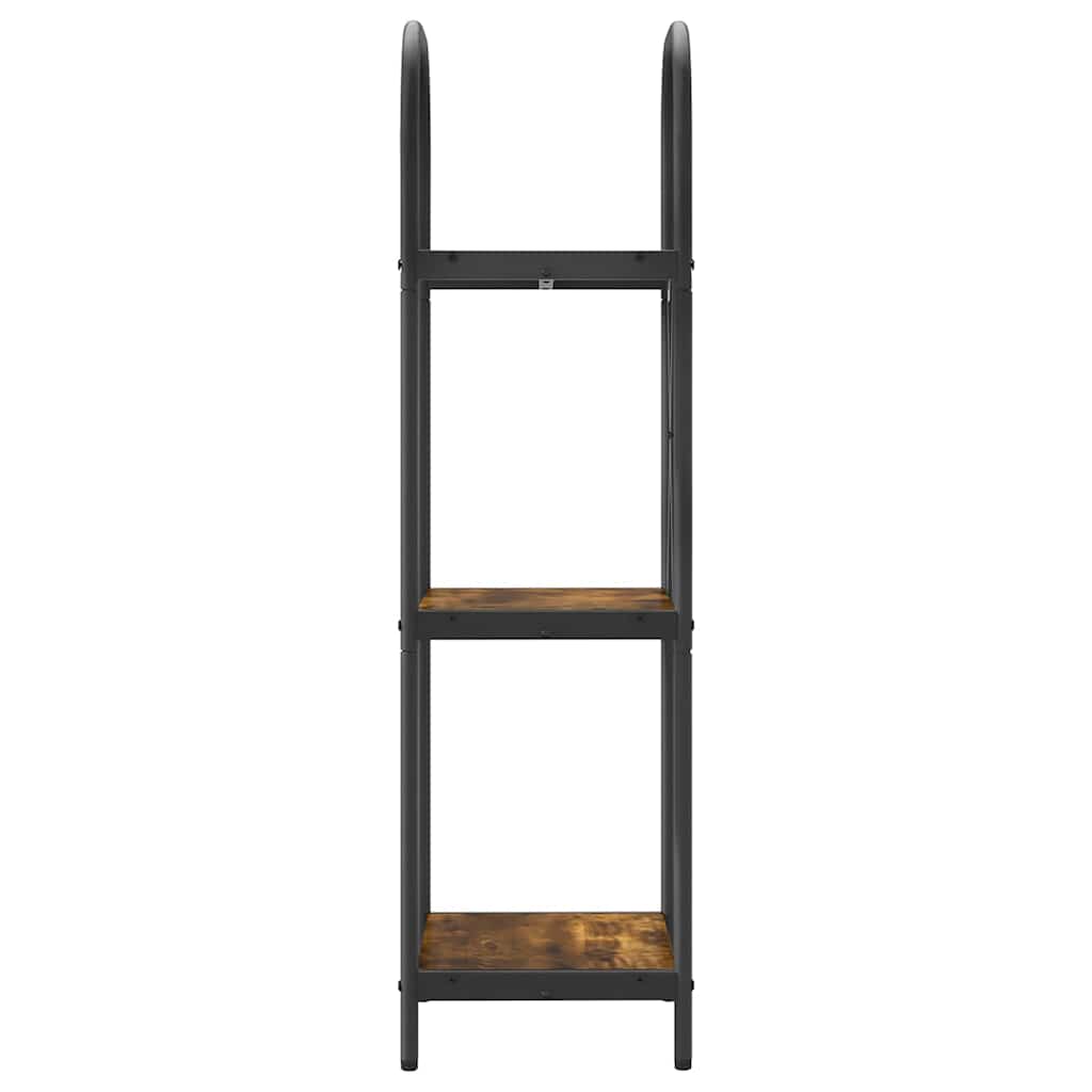 Raft pentru cărți Stejar afumat 40 x 30 x 109 cm Lemn compozit