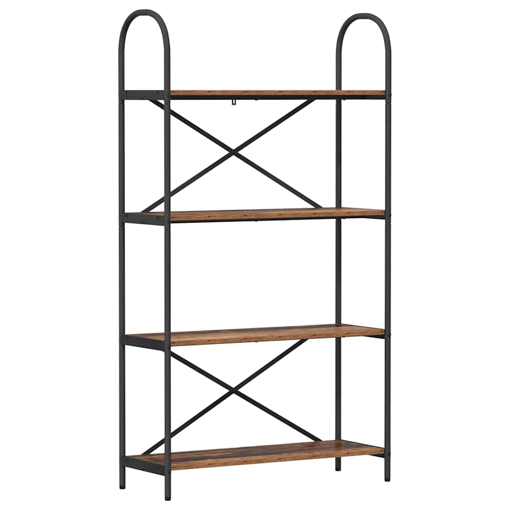 Raft pentru cărți Lemn vechi 80 x 30 x 146 cm Lemn compozit