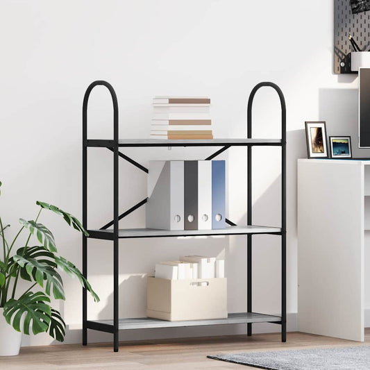 Raft pentru cărți sonoma gri 80 x 30 x 109 cm Lemn compozit