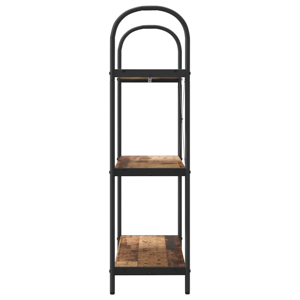 Raft pentru cărți Lemn vechi 80 x 30 x 109 cm Lemn compozit