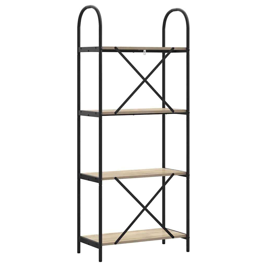 Raft pentru cărți Stejar sonoma 60 x 30 x 146 cm Lemn compozit