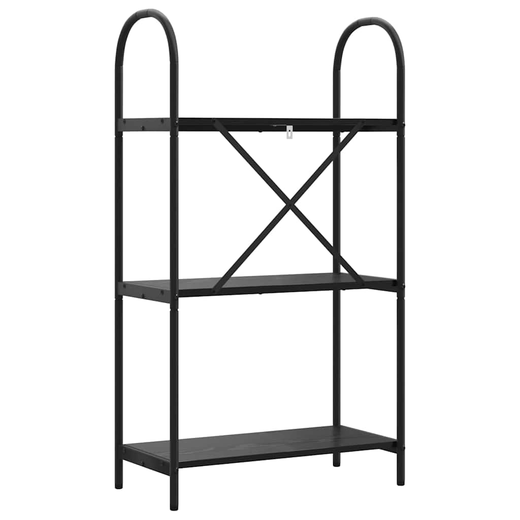 Raft pentru cărți Stejar negru 60 x 30 x 109 cm Lemn compozit