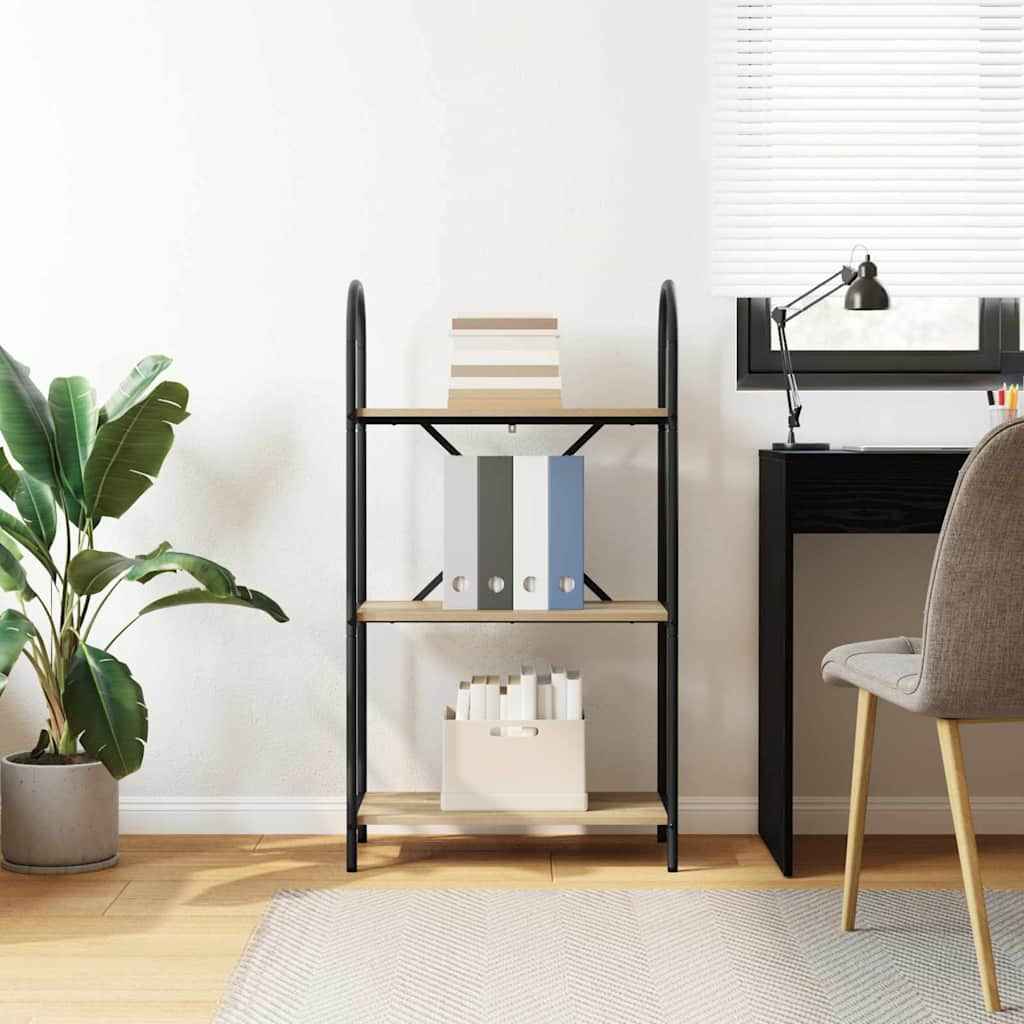 Raft pentru cărți Stejar sonoma 60 x 30 x 109 cm Lemn compozit